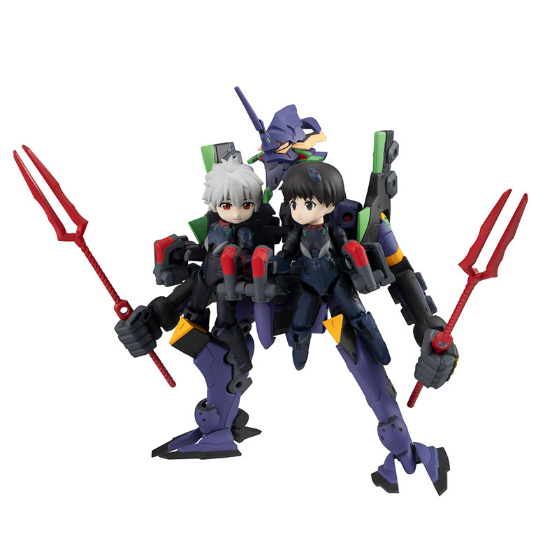 Desktop Army Rebuild of Evangelion Shinji Ikari & Kaworu Nagisa & EVA Unit-13