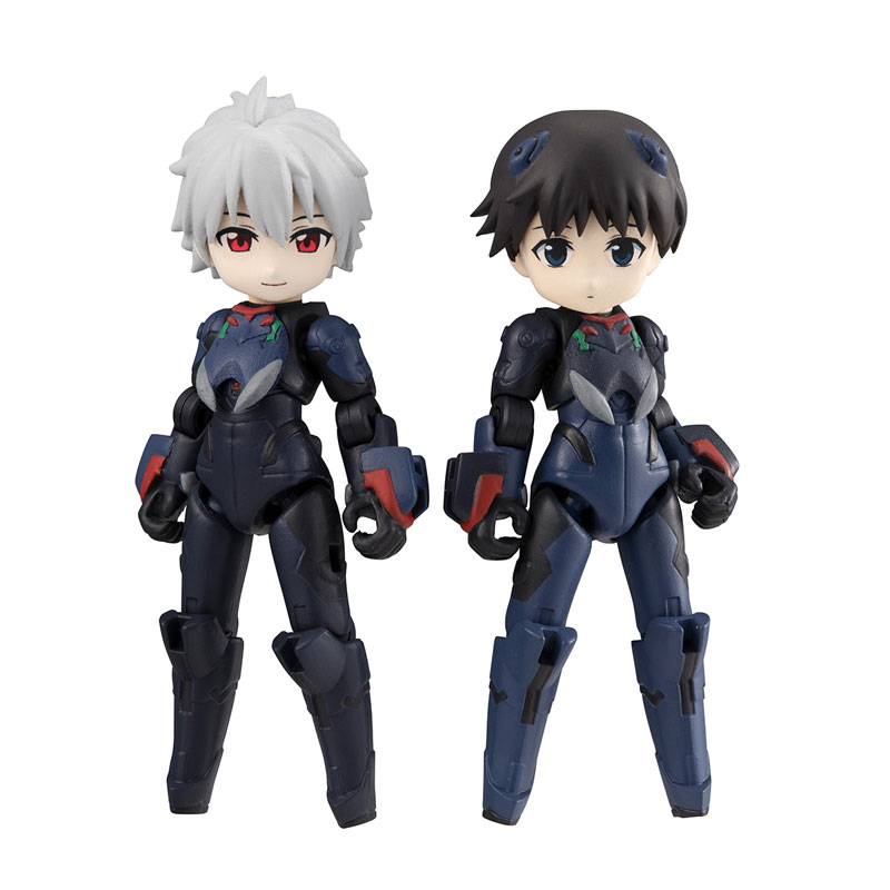 Desktop Army Rebuild of Evangelion Shinji Ikari & Kaworu Nagisa & EVA Unit-13