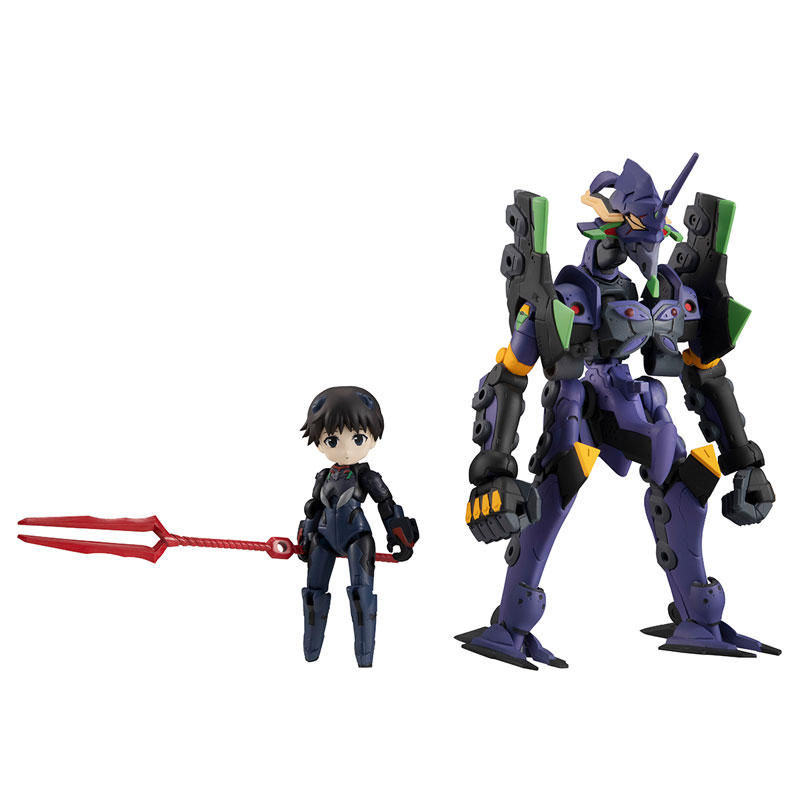 Desktop Army Rebuild of Evangelion Shinji Ikari & Kaworu Nagisa & EVA Unit-13
