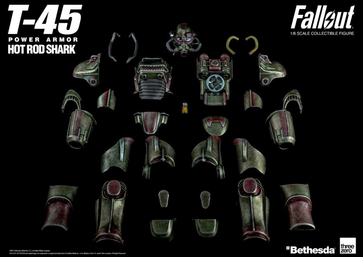 Fall Out - T-45 Power Armor Hot Rod Shark 1/6