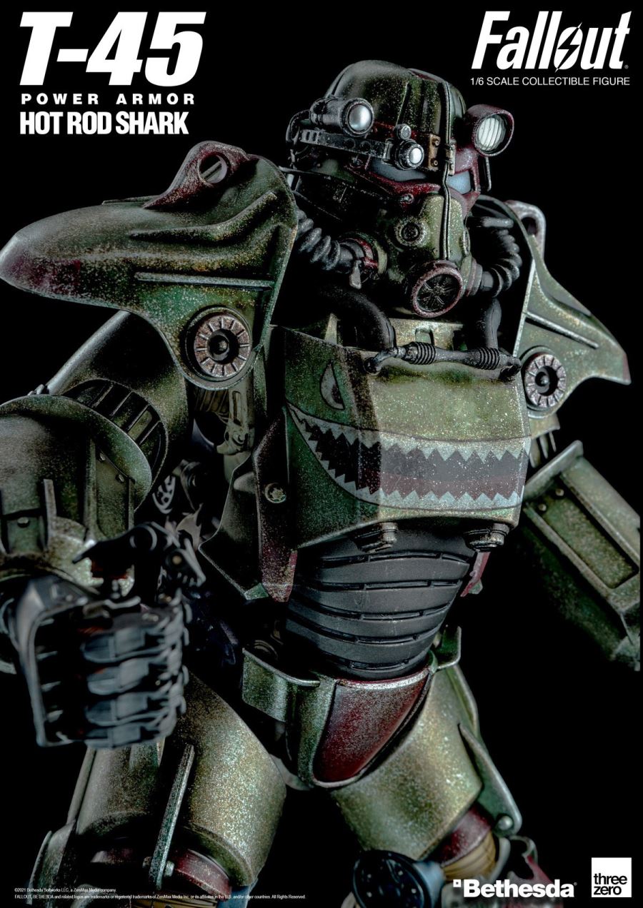Fall Out - T-45 Power Armor Hot Rod Shark 1/6