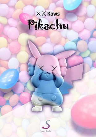 Kaws x Pikachu [Candy Color]