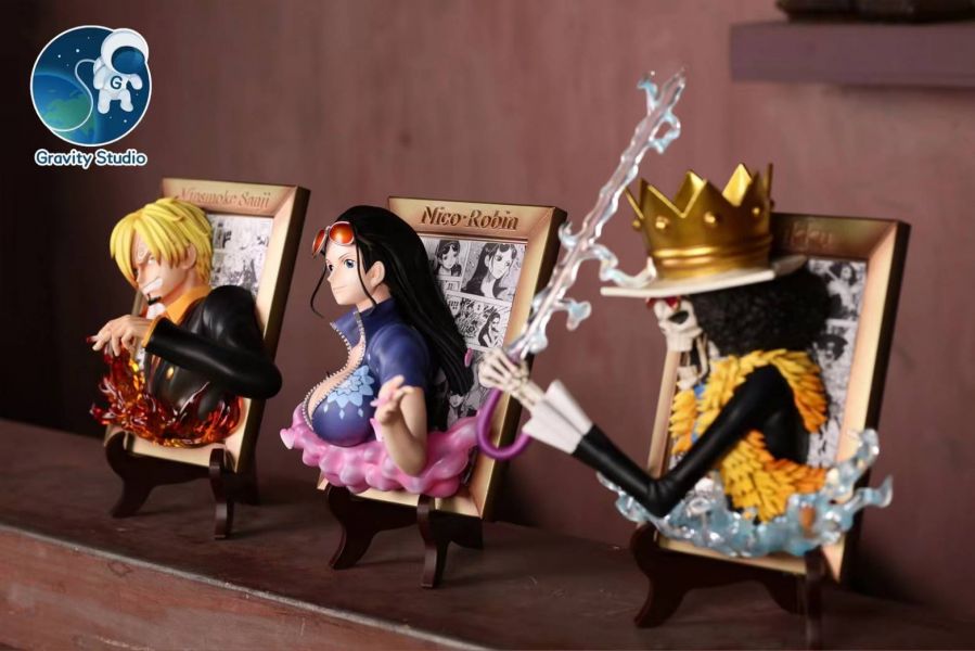 Brook Sanji Robin Frame Magnet - One Piece