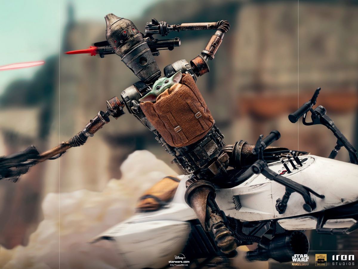 IG-11 and The Child Deluxe BDS Art Scale 1/10 - The Mandalorian