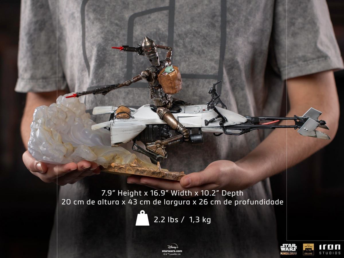 IG-11 and The Child Deluxe BDS Art Scale 1/10 - The Mandalorian