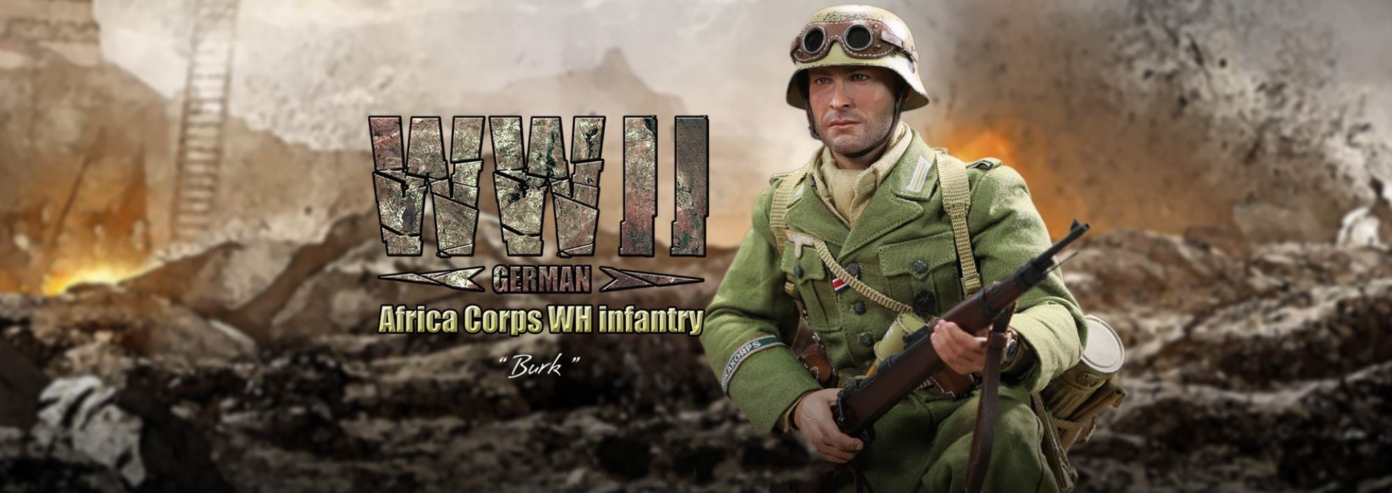 German North African Infantry in World War II - Burk 1/6