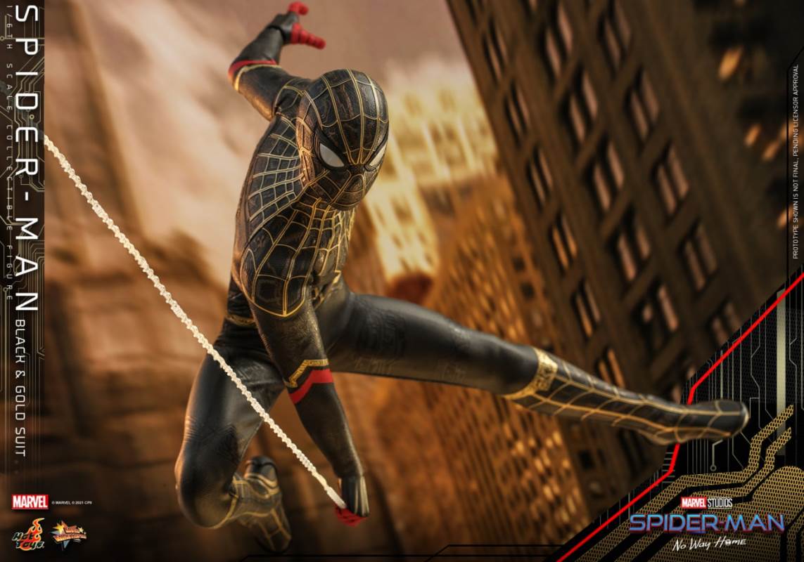 Spider-Man (black and gold suit) 1/6