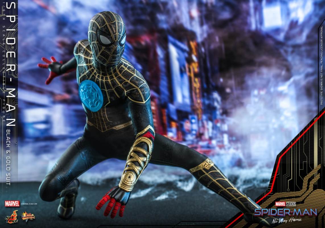 Spider-Man (black and gold suit) 1/6