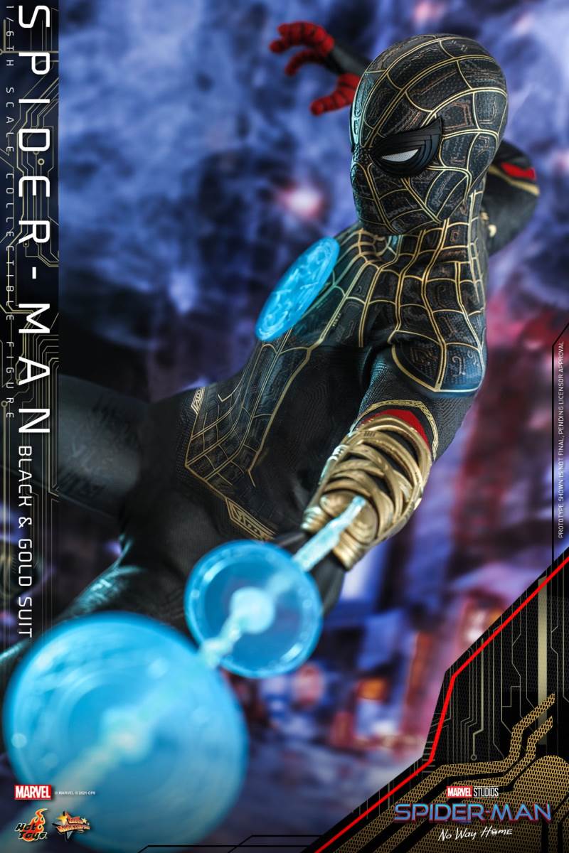 Spider-Man (black and gold suit) 1/6