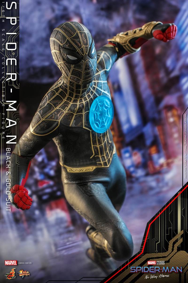 Spider-Man (black and gold suit) 1/6