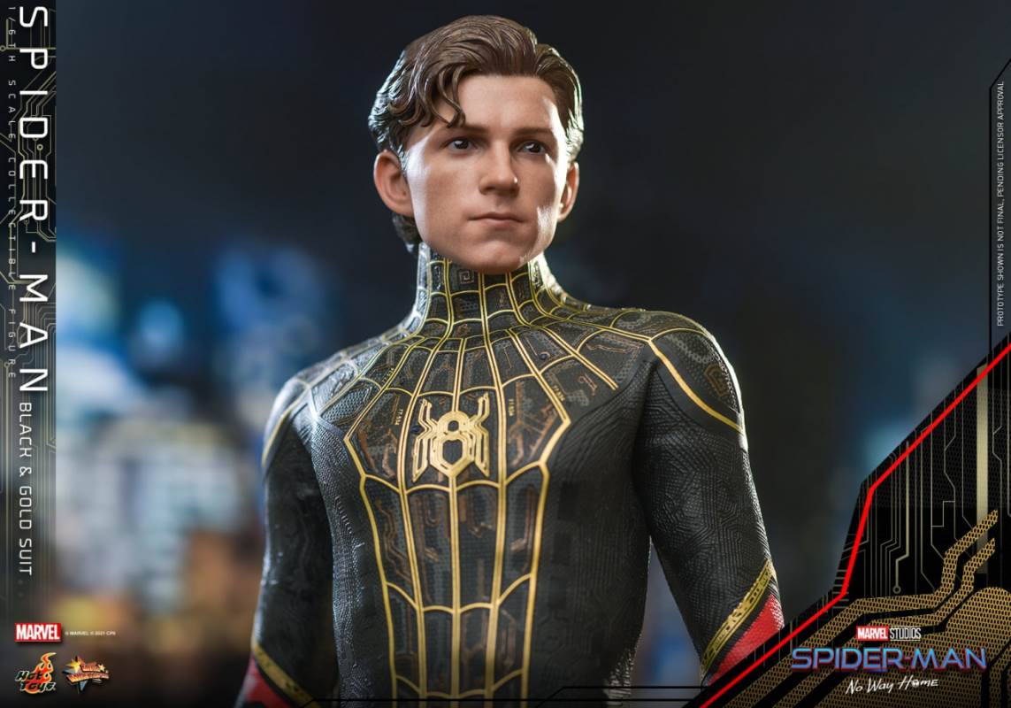Spider-Man (black and gold suit) 1/6