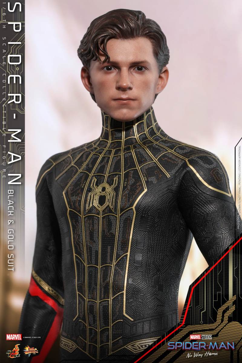 Spider-Man (black and gold suit) 1/6