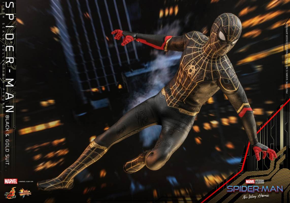 Spider-Man (black and gold suit) 1/6