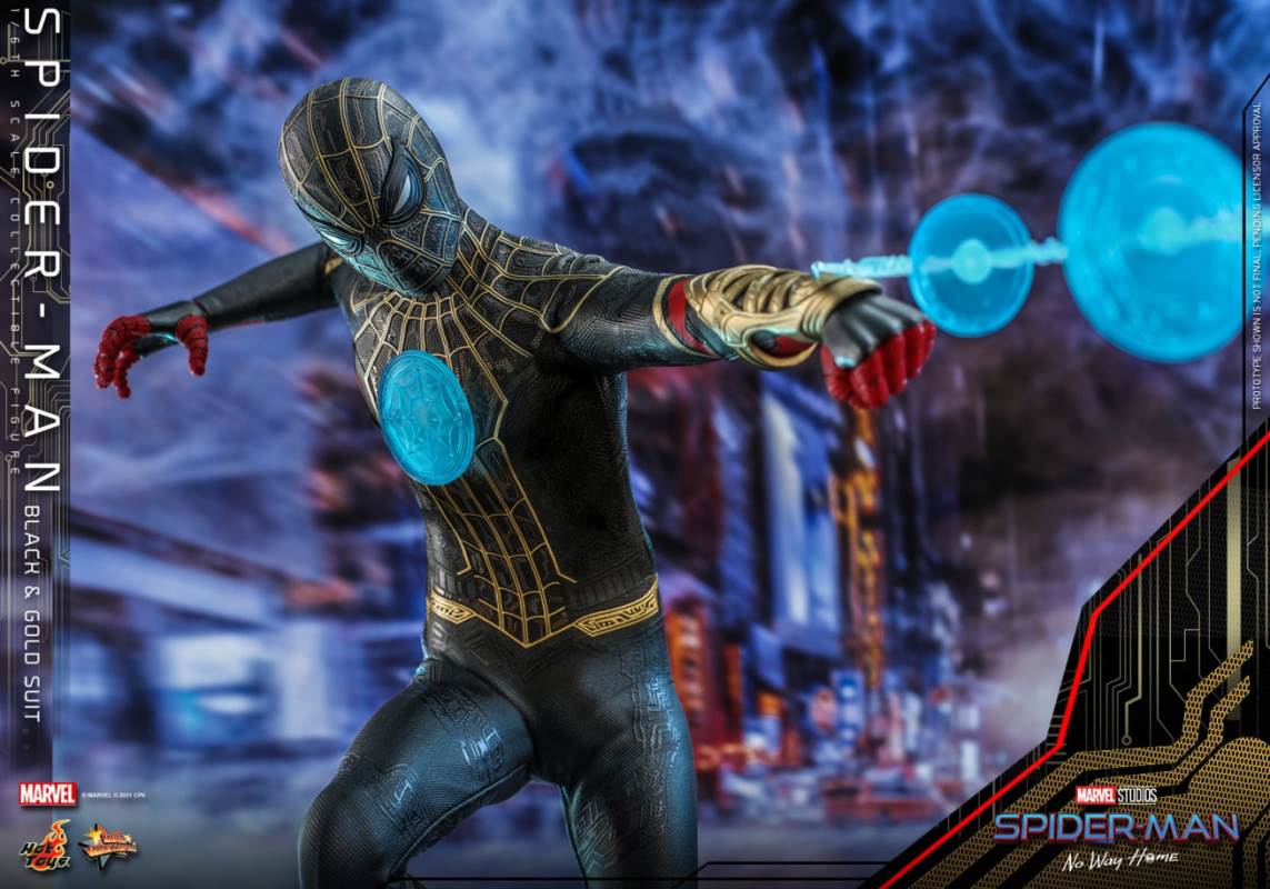 Spider-Man (black and gold suit) 1/6
