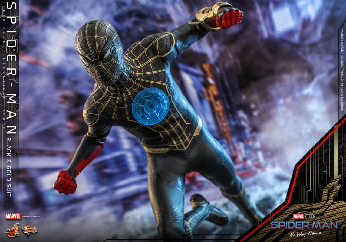 Spider-Man (black and gold suit) 1/6