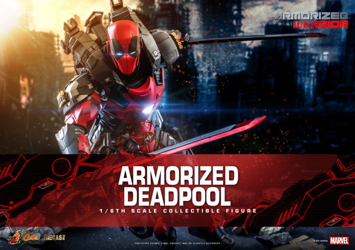 Armored Deadpool Alloy Collectible Doll 1/6