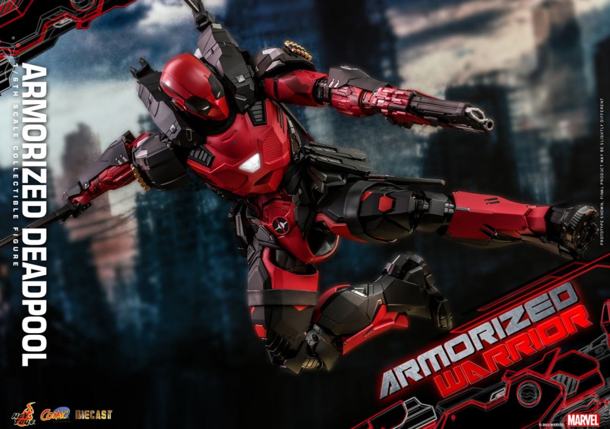 Armored Deadpool Alloy Collectible Doll 1/6