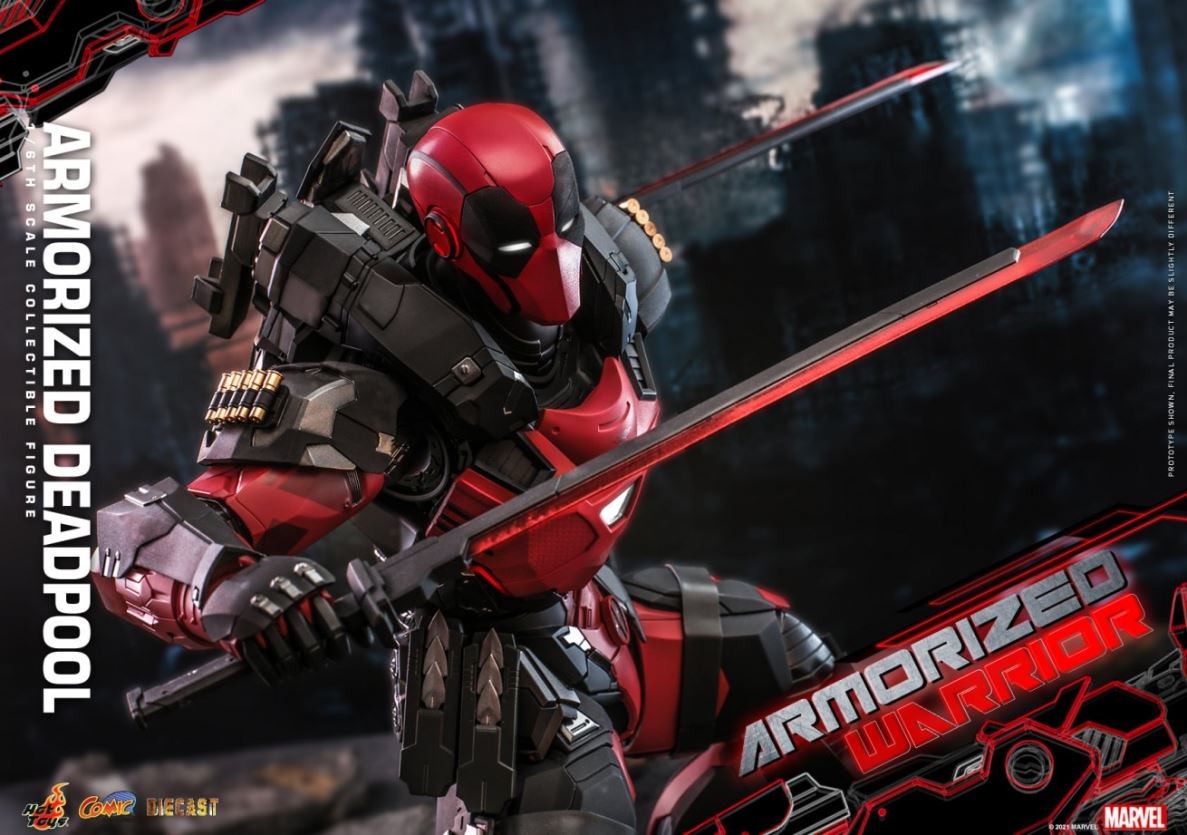 Armored Deadpool Alloy Collectible Doll 1/6