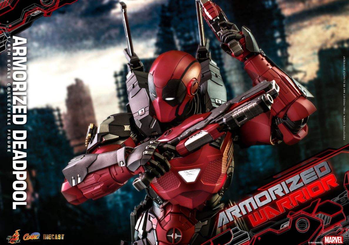 Armored Deadpool Alloy Collectible Doll 1/6