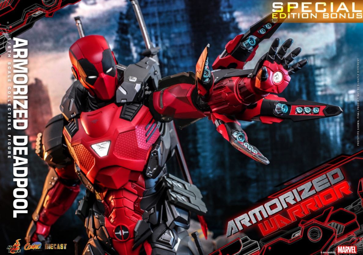 Armored Deadpool Alloy Collectible Doll 1/6