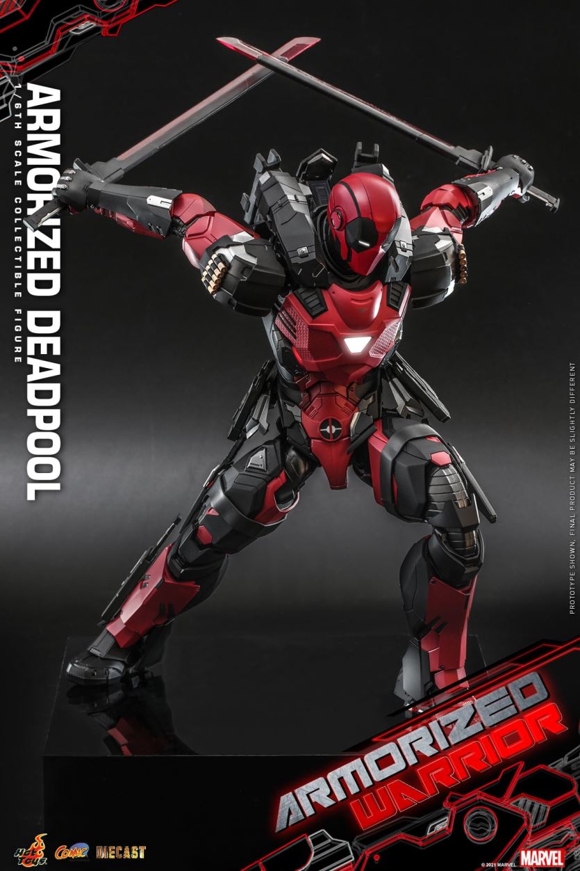 Armored Deadpool Alloy Collectible Doll 1/6