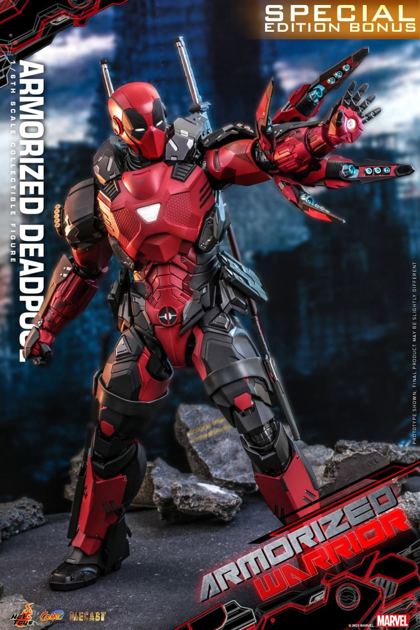 Armored Deadpool Alloy Collectible Doll 1/6
