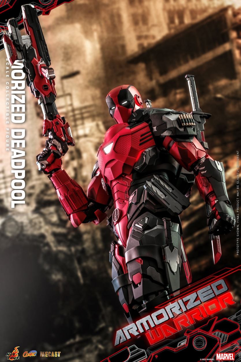 Armored Deadpool Alloy Collectible Doll 1/6
