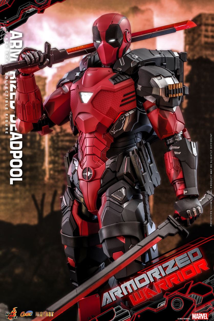 Armored Deadpool Alloy Collectible Doll 1/6