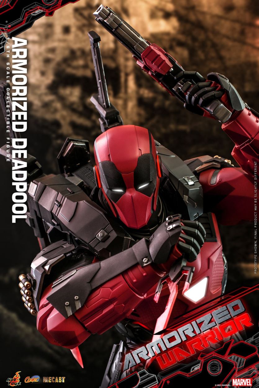 Armored Deadpool Alloy Collectible Doll 1/6