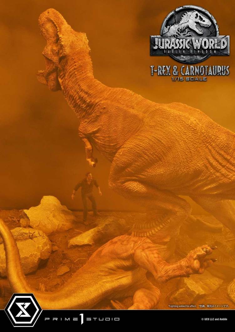Jurassic World: Fallen Kingdom (Film) Tyrannosaurus-Rex & Carnotaurus