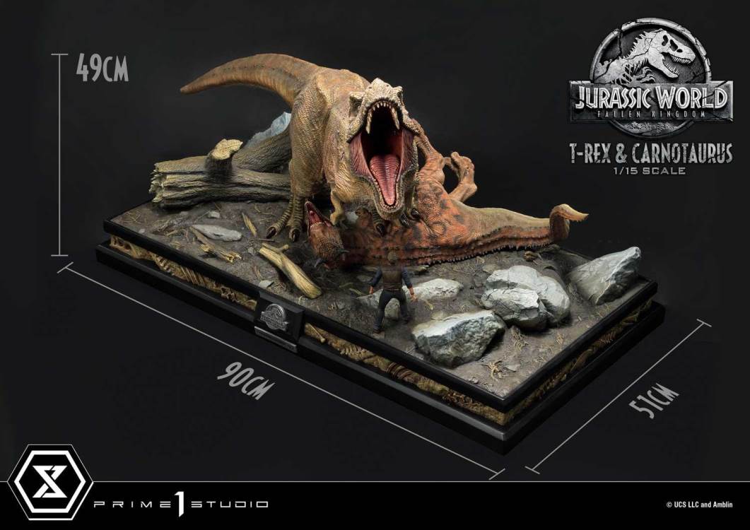 Jurassic World: Fallen Kingdom (Film) Tyrannosaurus-Rex & Carnotaurus