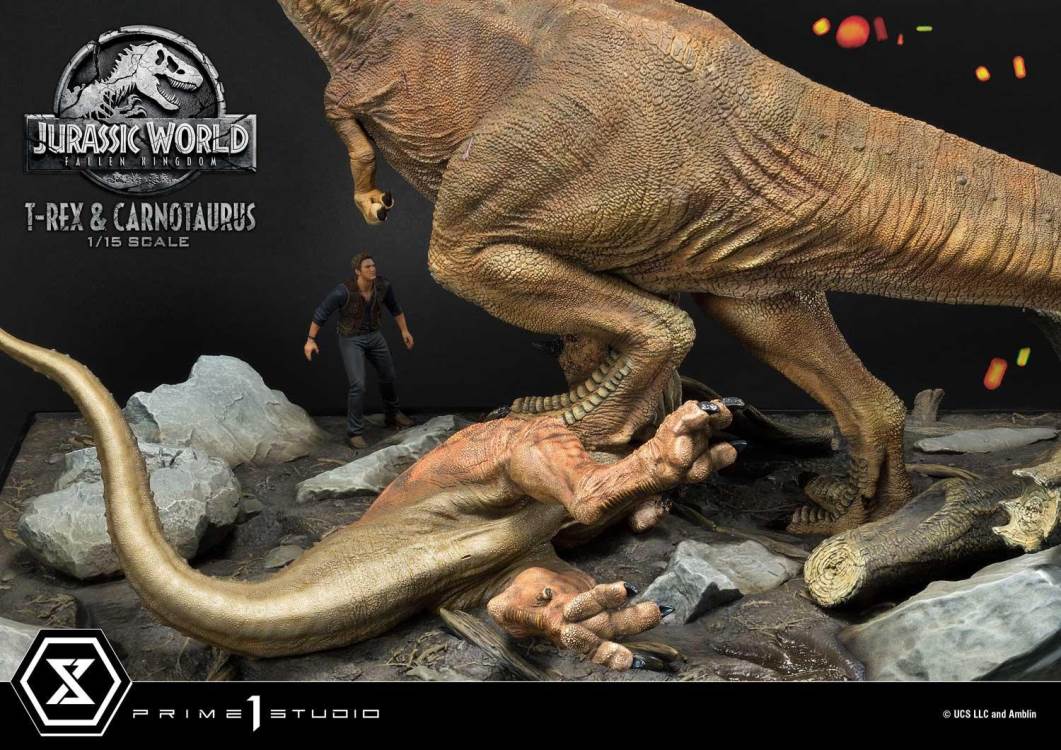 Jurassic World: Fallen Kingdom (Film) Tyrannosaurus-Rex & Carnotaurus