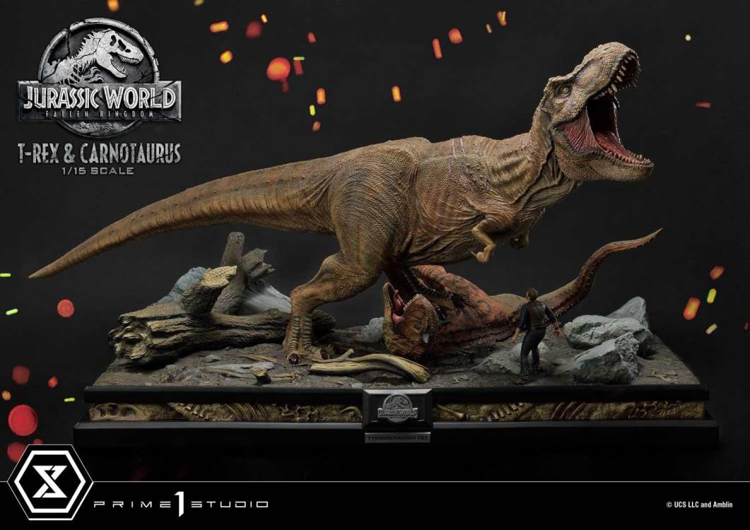 Jurassic World: Fallen Kingdom (Film) Tyrannosaurus-Rex & Carnotaurus
