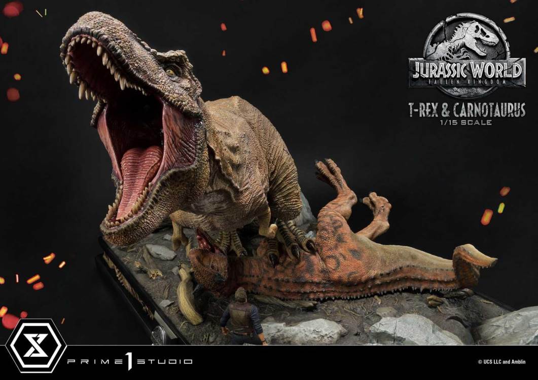 Jurassic World: Fallen Kingdom (Film) Tyrannosaurus-Rex & Carnotaurus