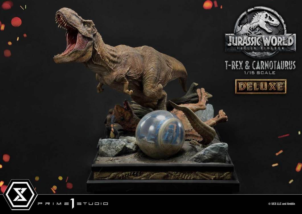 Jurassic World: Fallen Kingdom (Film) Tyrannosaurus-Rex & Carnotaurus Deluxe Version