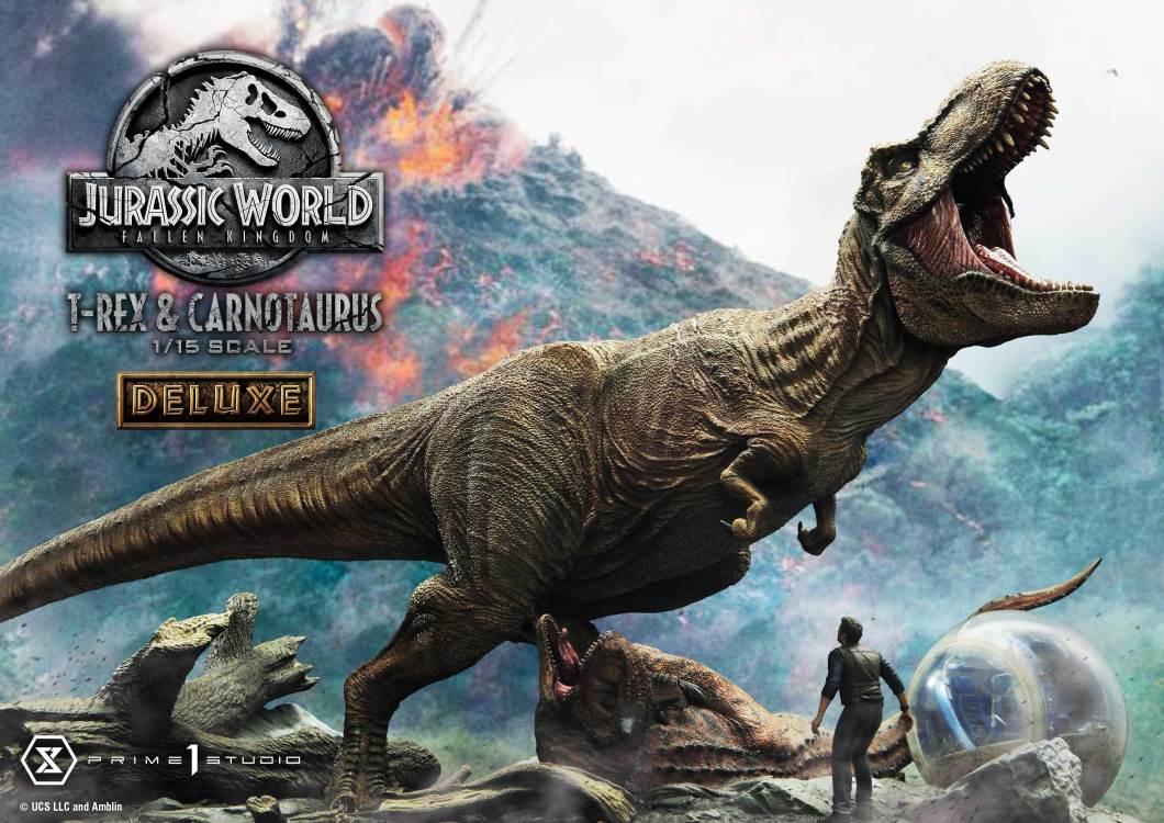 Jurassic World: Fallen Kingdom (Film) Tyrannosaurus-Rex & Carnotaurus Deluxe Version