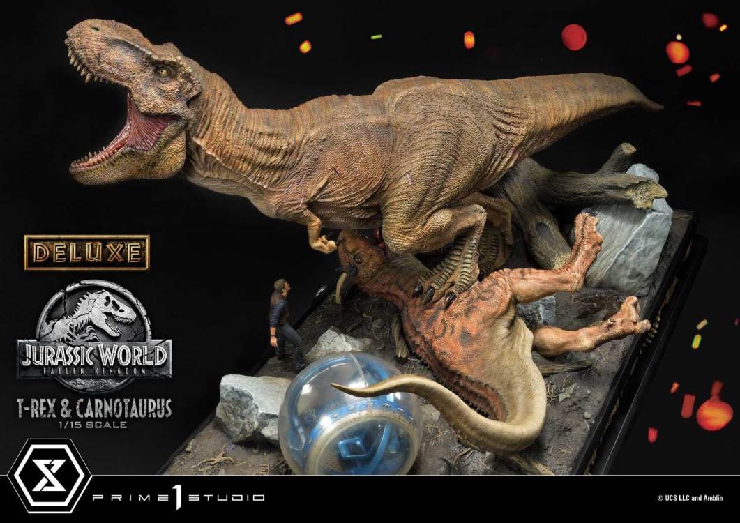 Jurassic World: Fallen Kingdom (Film) Tyrannosaurus-Rex & Carnotaurus Deluxe Version