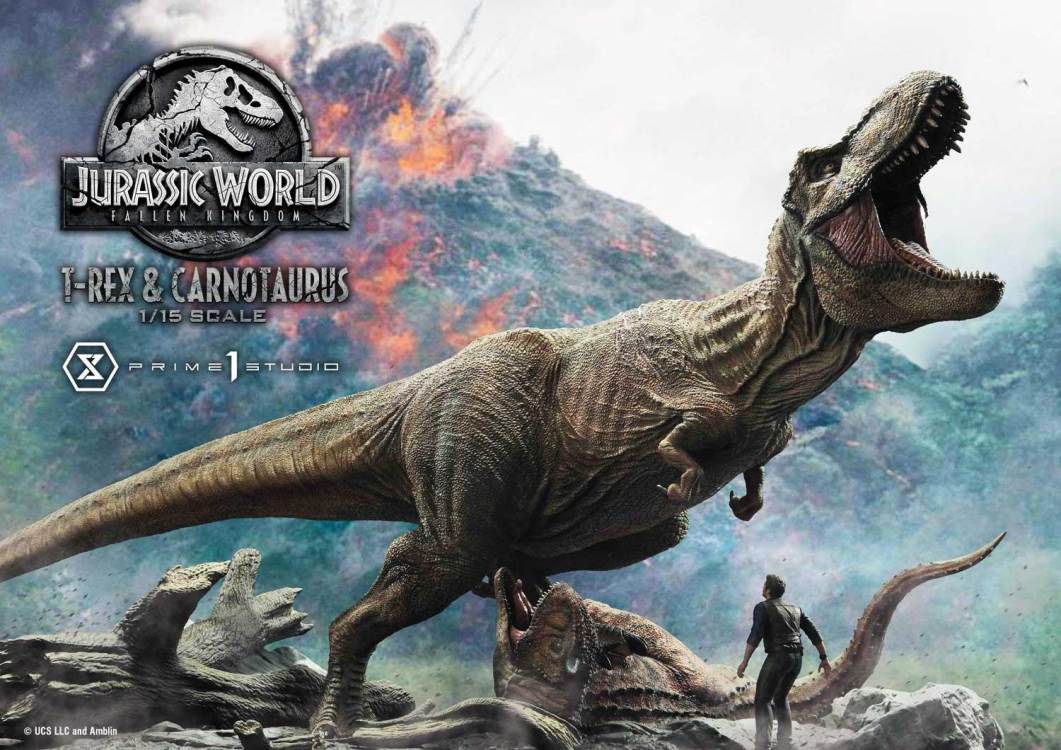 Jurassic World: Fallen Kingdom (Film) Tyrannosaurus-Rex & Carnotaurus Deluxe Version