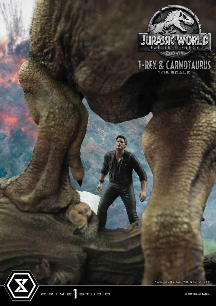 Jurassic World: Fallen Kingdom (Film) Tyrannosaurus-Rex & Carnotaurus Deluxe Version