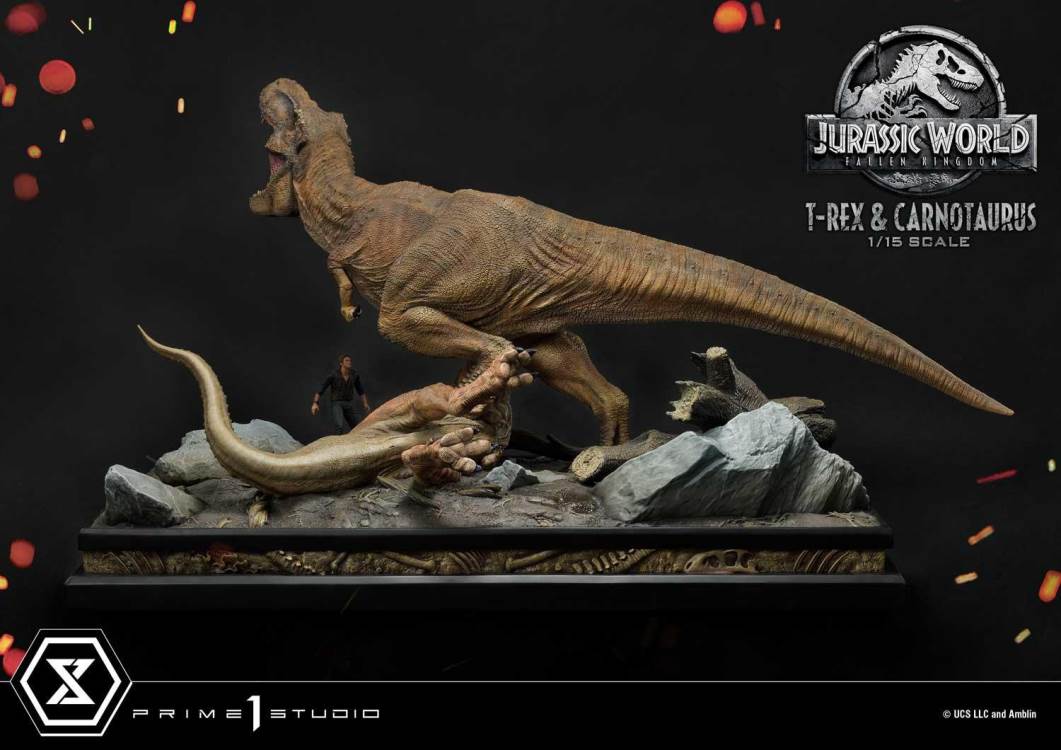 Jurassic World: Fallen Kingdom (Film) Tyrannosaurus-Rex & Carnotaurus Deluxe Version