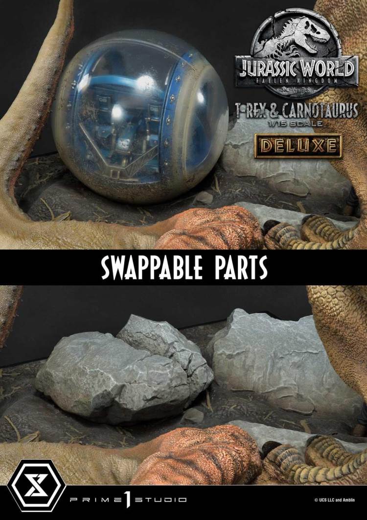 Jurassic World: Fallen Kingdom (Film) Tyrannosaurus-Rex & Carnotaurus Deluxe Version
