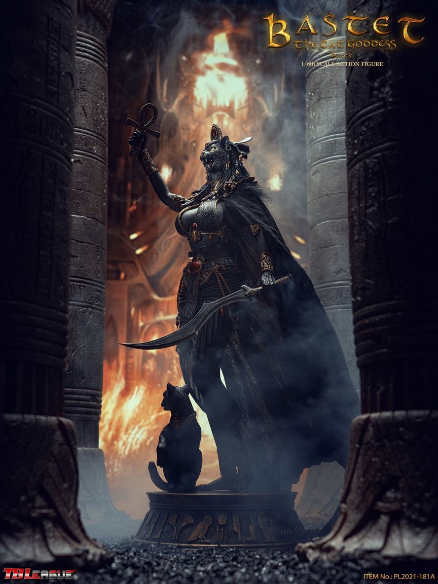 Bastet, The Cat Goddess-Black 1/6