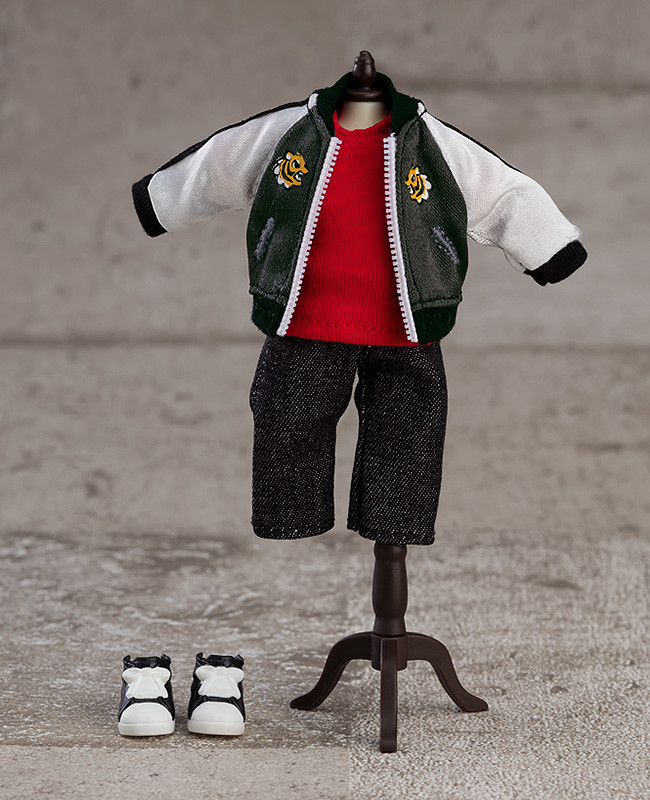 Nendoroid Doll: Outfit Set (Souvenir Jacket - Blue / Black / Pink)