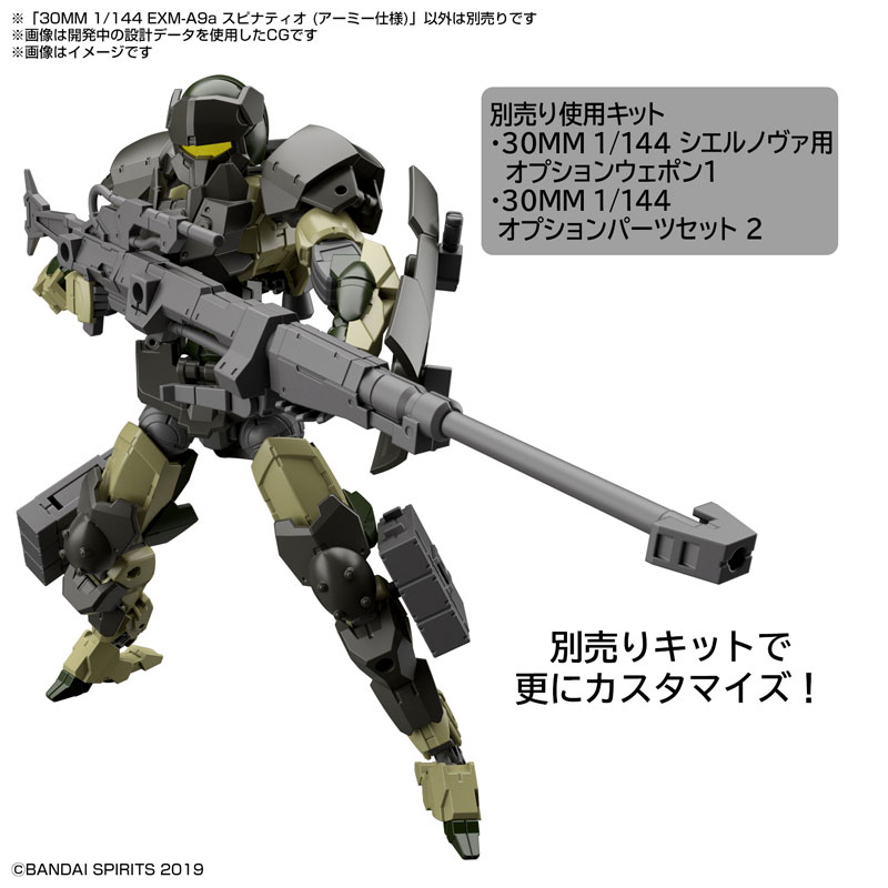 30MM 1/144 EXM-A9a Spinatio (Army Type)