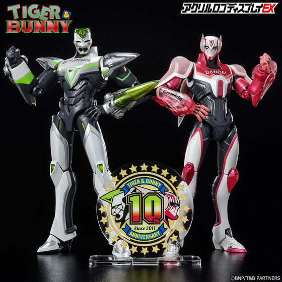 Acrylic logo display EX TIGER & BUNNY 10th anniversary logo