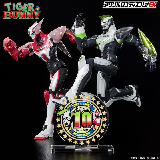 Acrylic logo display EX TIGER & BUNNY 10th anniversary logo