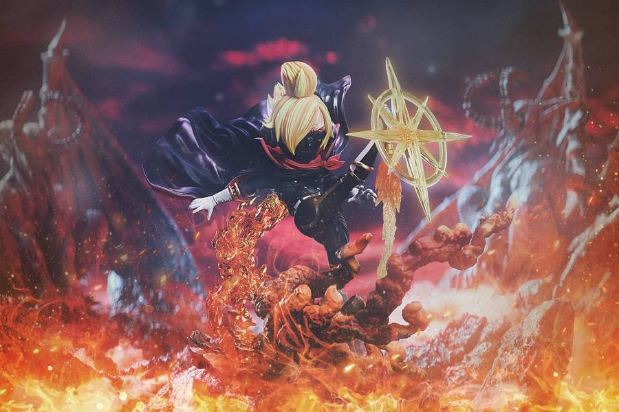 Stealth Black & Sanji - One Piece