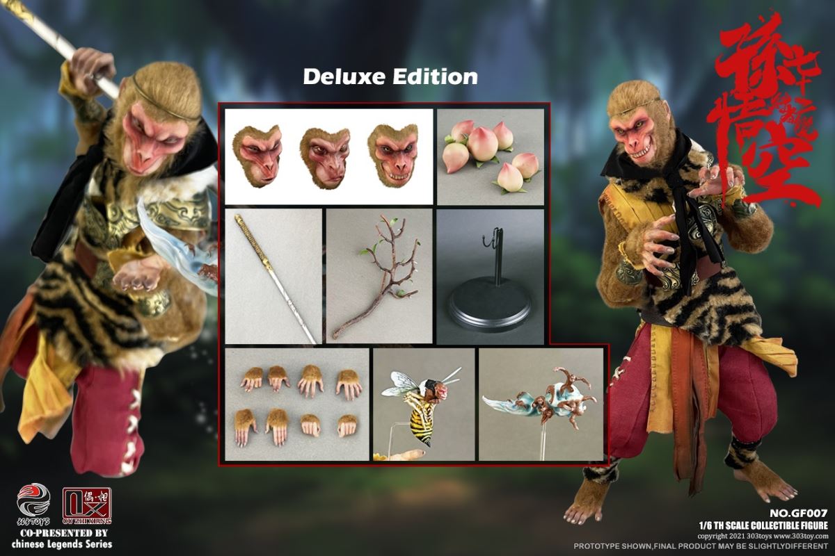 CHINESE LEGENDS SERIES-SNEAKING ON YALONG HILL: SUN WUKONG-72 METAMORPHOSES