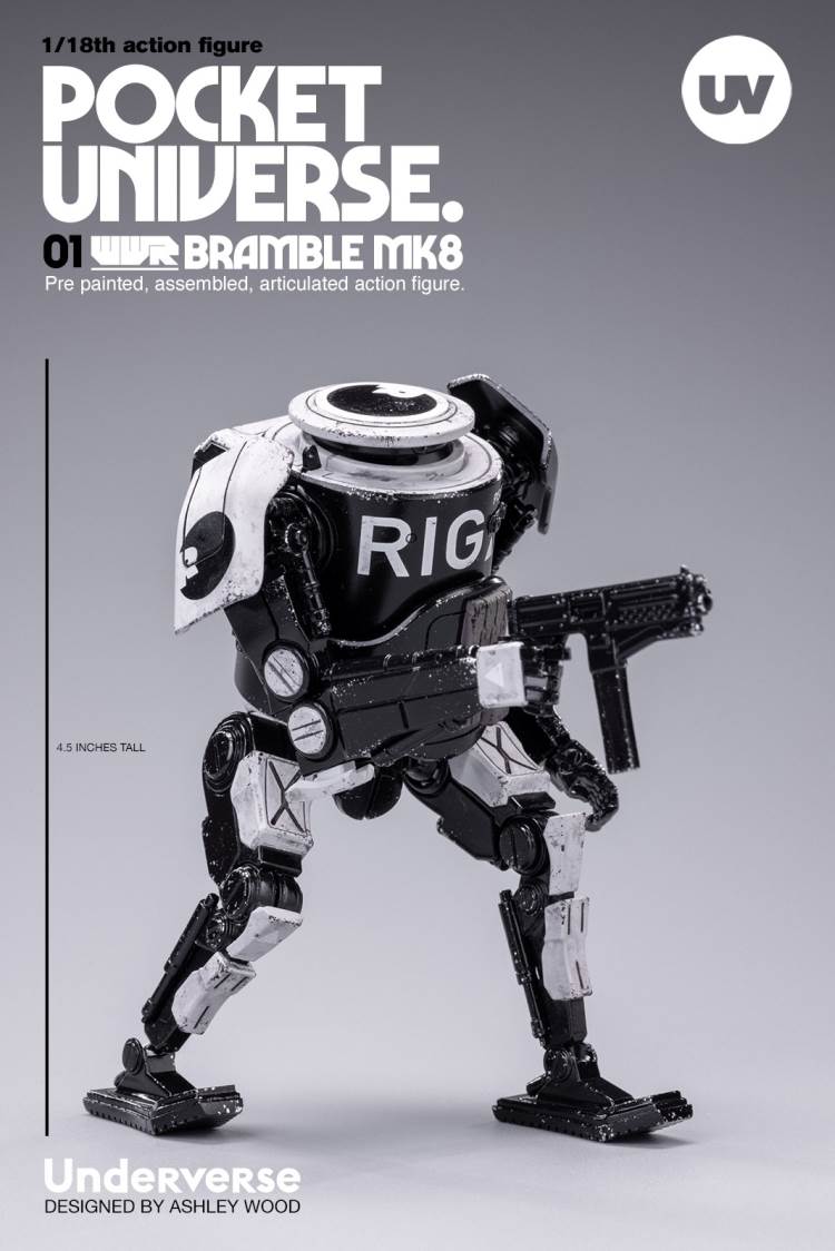 Pocket Universe Series Mini Action Figure BRAMBLE MK8 1/8