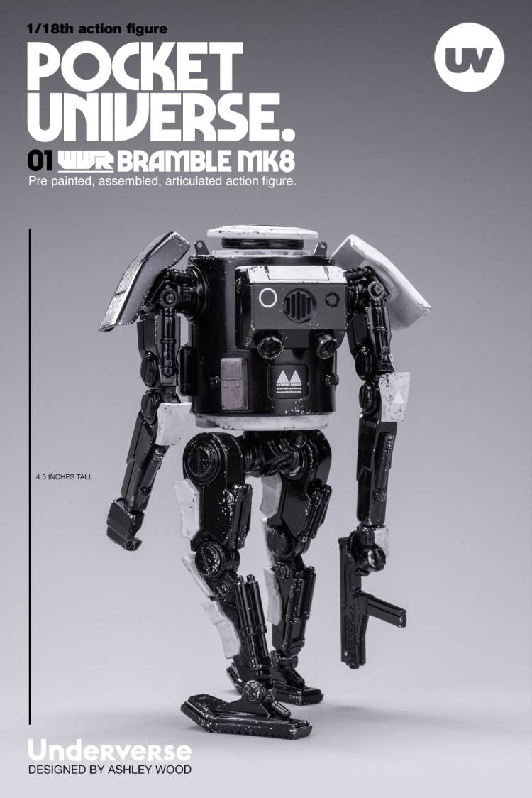 Pocket Universe Series Mini Action Figure BRAMBLE MK8 1/8